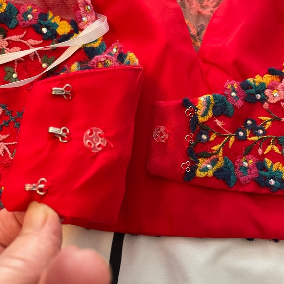 NWT-Prom/formal red 2 piece dress, never worn size 10, no alterations, new - Picture 8 of 17